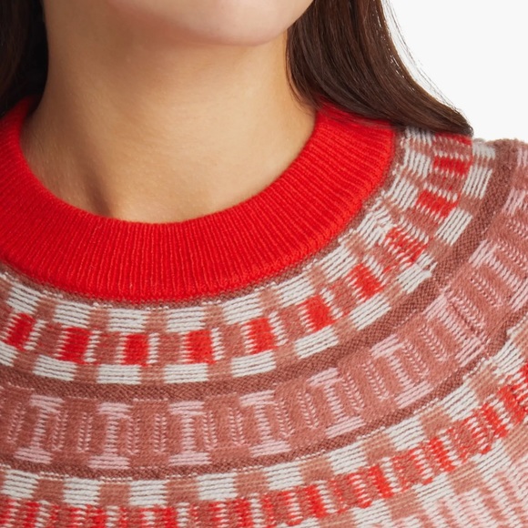 Madewell Fair Isle Mayer Pullover Sweater S - Picture 4 of 7